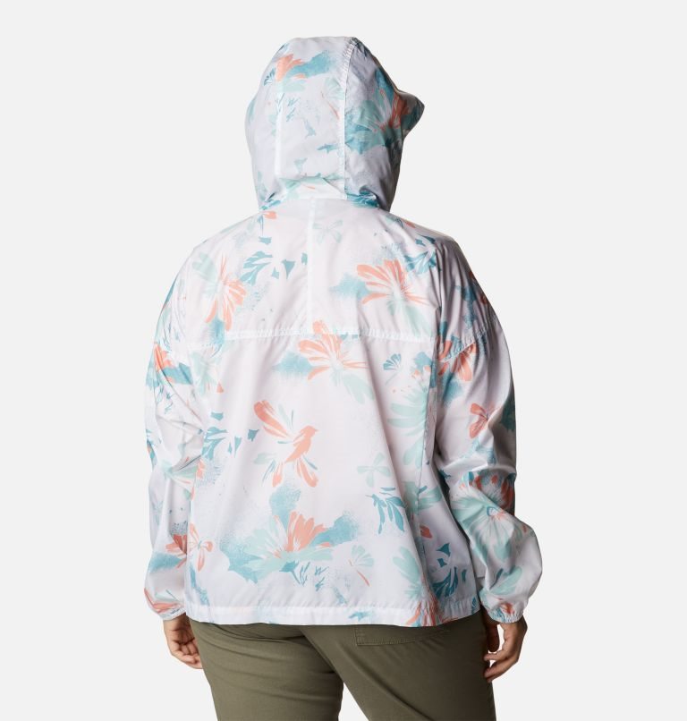 Women's Columbia Flash Challenger Novelty Windbreaker Jackets Flower | Plus Size CA-X685C